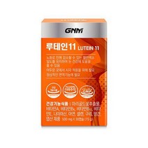 GNM 루테인11 / 비타민 6종 + 미네랄 4종 눈건강 비타민B 아연 엽산, 30정, 15g, 1개
