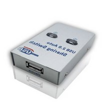 USB2.0프린터기공유기 2포트 수동선택스위치 셀렉터분배기 기업용 사무실복합기 디지털복사기