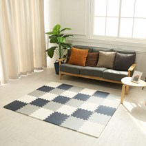 EVA 퍼즐매트 놀이방매트 10P 30X30X1.2cm, 네이비