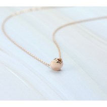 블링블랑 BLINK BLANK 14k 미니플랫볼 펜던트 심플 데일리 목걸이