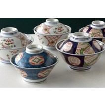 5종 일본 디자인 돈부리 도자기그릇 세트 식당용 집밥 식기 백반 가정식, 나무돈부리세트(대) [하이토-151]