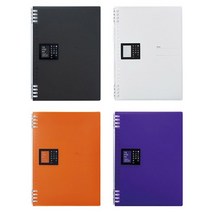 KINGJIM 킹짐 B5 26공 바인더 9855TTE 30매수납, 투명