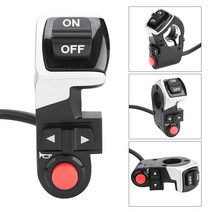 전동킥보드스위치 3 in 1 방수 방향 지시등 쉬운 설치 diy 전기 자전거 플라스틱 액세서리 제어 스위치 버튼 유형 후면 램프, 한개옵션0