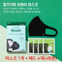 블루캐롯 브레쉬 마스크 다회용 스피아민트향 ML 블랙