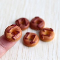 미니어쳐 가구 소품 1/6 스케일 인형 집 미니어처 케이크 빵 DIY 디저트 미니 음식 BJD 주방 액세서리, 5pcs cake 20
