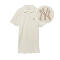 MLB 여성 베이직 테리 원피스 NY (Cream)
