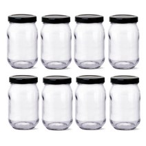 글라스락 580 높은형 유리병 블랙 500ml + 뚜껑 랜덤 발송, 72세트