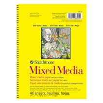 스트라스모아 S3 믹스메디아 스프링 스케치북 14x21cm 40매 (GI362005)