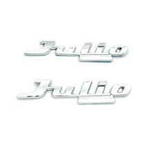 오토바이 실버 플라스틱 도금 로고 바디 데칼 혼다 디오 줄리오 AF52 스쿠터 부품 입체 스티커, 01 Plastic Stickers