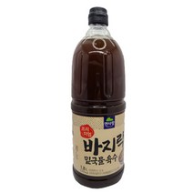 자체브랜드 (수찬몰) 면사랑 바지락 밑국물 육수, 1.8L, 6개