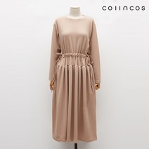 코인코즈 터널 스트링 셔링 플레어 롱원피스 (IY1AO9030)