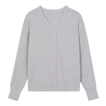 베스띠벨리 22F/W 캐시미어 혼방 골지 브이넥 가디건 BFC2955GYM