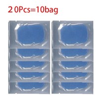 ems 운동 복부 트레이닝 100pcs 하이드로 젤 패드 교체 피트니스 젤 패치 마사지, 20개