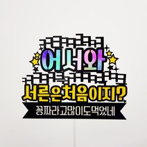 더올토퍼 어서와 케이크토퍼, 1개, 서른