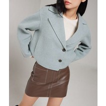 더틸버리 더틸버리 와이드 칼라 양모 캐시미어 코트 2st TMBM0CT_77 (P002370708)