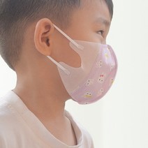 미소담은마스크 유아 아동 3D 마스크 50매 새부리형 어린이 초등학생 유치원 캐릭터 입체, mask_토끼, 초소형(XS)