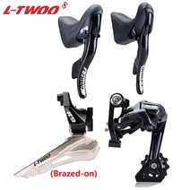 자전거구동계 ltwoo r9 2x11 속도 도로 자전거 그룹셋 11s 시프터 레버 + 뒷 + 앞 용 11v 자전거 부품, r9 브레이즈드 그룹셋