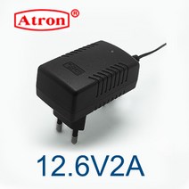 리튬이온 배터리 충전기 4.2V1A 8.4V1.5A 12.6V1.5A 12.6V2A 12.6V4A 16.8V1.5A 16.8V2A 16.8V3.5A 아답터, 1개, 12V.6V2A(벽부)