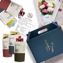 러블리팜 허니제이 녹용 홍삼 한약 용돈 박스 + 꽃다발 세트, 녹용 홍삼 한약 용돈 박스+꽃다발세트, 딥그린