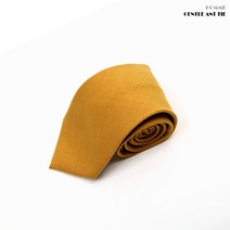 젠틀안트 솔리드 수동넥타이 폭8cm 머스타드 MT-5047