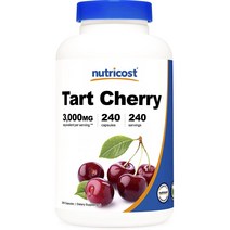 뉴트리코스트 타르트 체리 3000mg 캡슐, 240캡슐, 1개