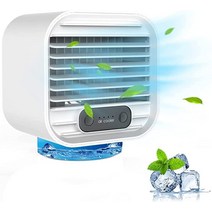 Air Conditioner Fan FANCISUN Portable Air Conditioner Personal Air Cooler Misting Fan with 3 Speeds, 1개