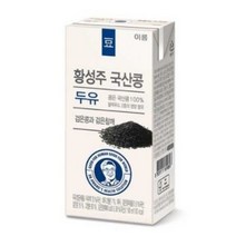 이롬 황성주 국산콩 두유 검은콩과 검은참깨, 190ml, 16개
