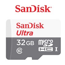 샌디스크 아이나비 A100 마이크로SD카드 외장메모리카드 32G 울트라 어댑터증정, 32GB