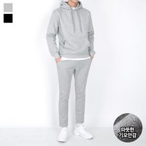코디제이 남자 트레이닝세트 M기모후드슬림세트 상하의세트 투피스 츄리닝세트 후드세트 슬림핏팬츠 남녀공용 후드티