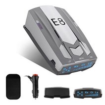 풍량계 풍속계 차압계 풍속 풍향 자동차 속도 감지기 최신 속도 감지기 음성 프롬프트 속도 차량 속도 경보 시스템 Led 디스플레이, Iron gray