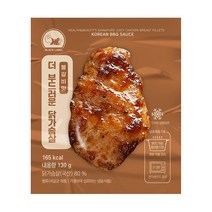 헬스앤뷰티 더 부드러운 닭가슴살 불갈비맛, 130g, 5팩