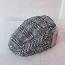 피에르가르뎅 린넨 체크 중년 헌팅캡 봄 여름 도리구찌 할아버지 어르신 모자 2칼라