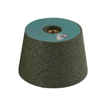 GHSHOP Millstone 콘크리트 샌더 핸드 툴 그라인더 폴리싱 휠 앵글 그라인더 금속 작업 유리 연마기 로터리 스톤, 7.4cmx5cm, 녹색, 실리콘 카바이드