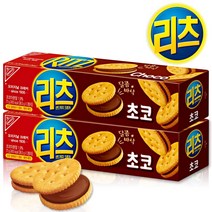 동서식품 리츠 샌드위치 초코 크래커 77gX2개, 2개, 77g