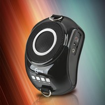 일음쇼핑^*m(재입고) Coms 휴대용 마이크 앰프.강의실 매장 가이드 행사진행용 USB.MicroSD FM 블랙 외장 PC 용마이크 음향 오디오 유선 컴퓨터 용품일medi*^, ab^^선택없는