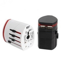 MBF 엠비에프 MBF-UL2BK (블랙) 해외 여행용 USB 2포트 충전 멀티플러그