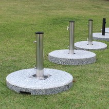 파라솔 대리석 주철 받침대 꽂이 지지대 물통 고정대, 대리석 / 30kg