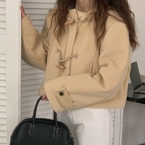 (울20/국내제작) 더플 숏 크롭 떡볶이 코트 3COL