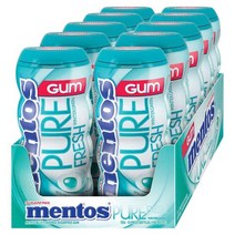 mentos 미국 코스트코 멘토스 퓨어 프레쉬 윈터 그린 껌 10통 Wintergreen Gum