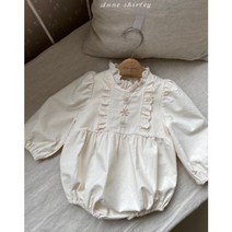 소녀꽃자수슈트 봄 백일 돌 6개월 촬영룩 앤셜리 북유럽아기옷