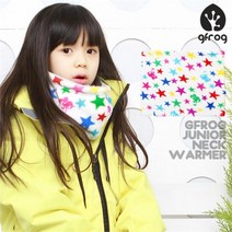 지프로그 유키 주니어 넥워머 목도리, 스타블랙/아동