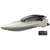 RC보트 10 km/h 2.4ghz 4 채널 미니 Rc 보트 고속 원격 제어 스피드 전기 야외 목욕 물 Led 조명, [01] White