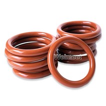 고무오링 패킹 실리콘 오링 고무링 10pcs 와이어 직경 3.5mm OD10-205mm 오일 저항 실리콘 고무 씰링 링 고, 36 45mm