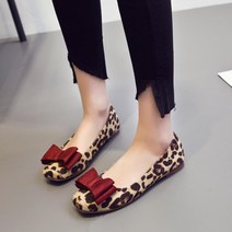 로즈드림 가을겨울슈즈구두호피레오파드단화 Irxjgo