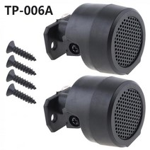 자동차트위터 차량우퍼 hifi스피커 2pcs TP-006A 500W 미니 돔 트위터 스피커 12V DC 고주파 자동차 오디오 고음 액세서리 블랙