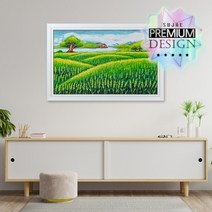 수재샵 보석십자수 청보리밭 3D 80x50cm 국산 정품, 도안 큐빅 도구세트(DIY제품), 1개