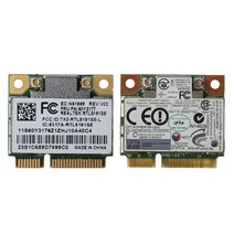 라우터 모뎀 네트워크카드 RTL8191se 하프 PCIE 무선 Wifi 카드 모듈 FRU 43y655 60Y3177 IBM 레노보 씽크 패드 X200S X201 802.11BGN