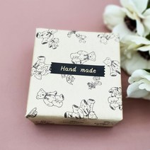 keke HAND MADE 스티커 크라프트지 블랙 케이케이컴퍼니