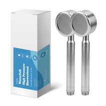 크리썸 알루미늄 고압 수압상승 절수 샤워기 헤드, 2개