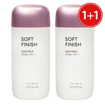 (1+1) 미샤 올 어라운드 세이프 블록 소프트피니쉬 선 밀크, 상세 설명 참조